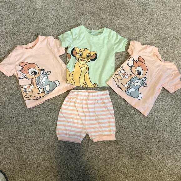 Disney Baby PJ Pyjamas Shorts Size 18 months - Picture 1 of 8